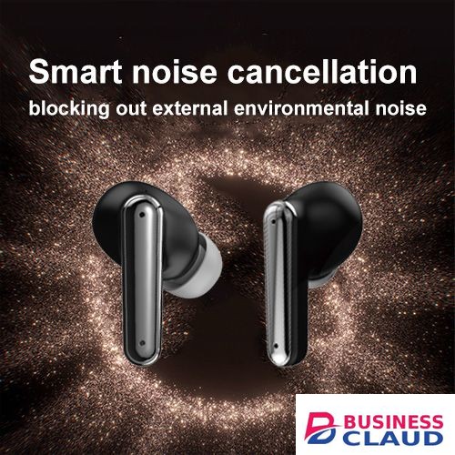 YooType K14 Wireless Bluetooth Earbuds True Wireless Earphones for Noise Suppression Pure Bass Sound 400mAh with Intelligent Touch in Black with Mic Earpods Suitable for ios Android and Windows