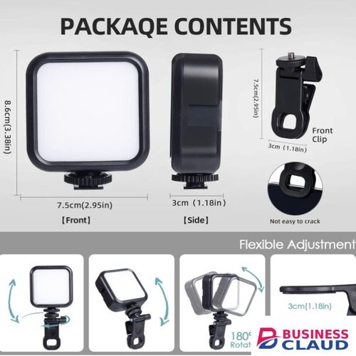 【Promotion】Smartrahalife LED Pocket Video Light in Built-charging-cable-and-22-5w-fast-charging