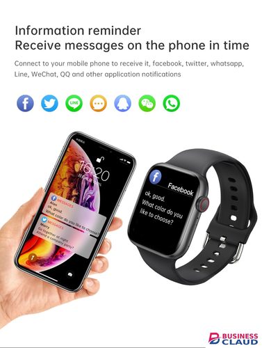 T500 IWO13 Smart Watch Bluetooth Heart Rate Monitor Sports Fitness Bracelet Smartwatch Rate in Built-charging-cable-and-22-5w-fast-charging