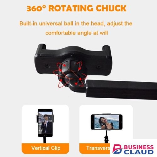 【Promotion】Smartrahalife RAHA Double Phone Tripod Stand with Ring Light 3-Color Dimmable Selfie Light for Live Streaming 360° Rotatable Bracket for TikTok/YouTube/Makeup Stable Phone Holder with Stick in Built-charging-cable-and-22-5w-fast-charging