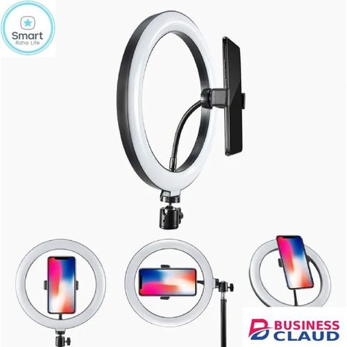 【Promotion】Smartrahalife 14 Inch Ring Light with 2.1M Tripod Stand Professional Studio Setup with Phone Holder for Live Streaming, Makeup Selfie Video Recording