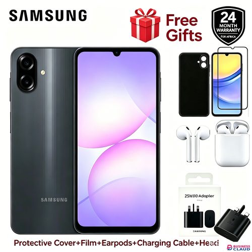 Free [Free Gifts] Samsung Galaxy A07 128GB+4GB MTK Helio G99 6.7" 90Hz 50MP AI Camera IP54 Waterproof 5000mAh 25W Android 15 Type-C Smart Phones 6X OS Upgrades Samsung A07 phone in Built-charging-cable-and-22-5w-fast-charging