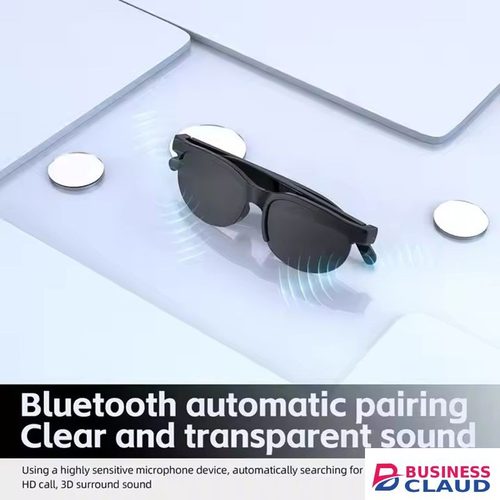 Smart Glasses 150 Languages ​​Real-time AI Translation, Binaural Wireless Stereo Smart Bluetooth Headset Glasses with Wireless HD Sun Protection Sunglasses for Outdoor Sports, Running and Cycling