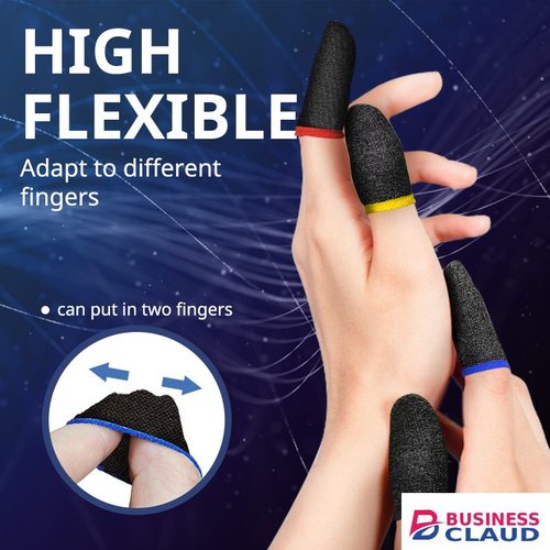 New 20Pcs New Finger Cover Game Controller For PUBG Sweat Proof Non-Scratch Sensitive Touch Screen Gaming Finger Thumb Sleeve Gloves in Cables-led-light-flashlight