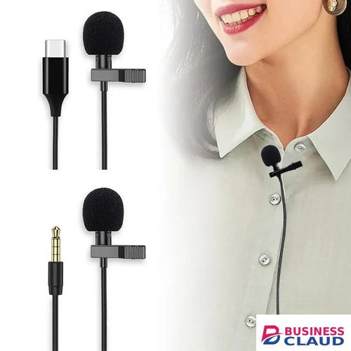 Wired 3.5mm/Type-C/USB Microphone Mini Lavalier Microphone Metal Clip Lapel Mic For Mobile Phone Laptop DSLR Camera Lound Speaker