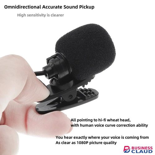 Wired 3.5mm/Type-C/USB Microphone Mini Lavalier Microphone Metal Clip Lapel Mic For Mobile Phone Laptop DSLR Camera Lound Speaker in Cables-led-light-flashlight