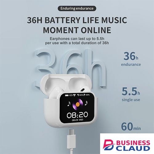 Wireless Earbuds YooType E11 audionic airtouch 40 Color Touch Screen ANC Bluetooth Earphones Smart Noise Cancelling Sport Gaming Stereo Music Headset IPX5 Waterproof Long Battery Life for iOS Android in Cables-led-light-flashlight