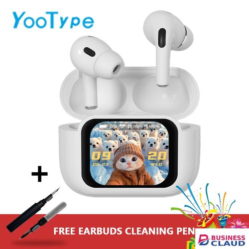 Wireless Earbuds YooType E11 audionic airtouch 40 Color Touch Screen ANC Bluetooth Earphones Smart Noise Cancelling Sport Gaming Stereo Music Headset IPX5 Waterproof Long Battery Life for iOS Android in Cables-led-light-flashlight