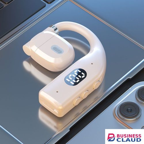 New Bluetooth Earphone New Universal For Left And Right Ears Bluetooth Earpods Wireless Super Long Battery Life Single Ear Open Non-In-Ear Rotating OWS Ear Hook Mobile Accessories for iOS Android Phones in Cables-led-light-flashlight