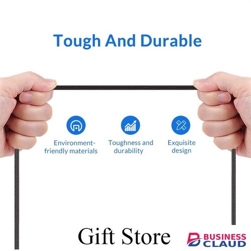 Micro USB Data Cables Fast Charging data line For Android Phone Nylon charging cables Charger Cable in Cables-led-light-flashlight