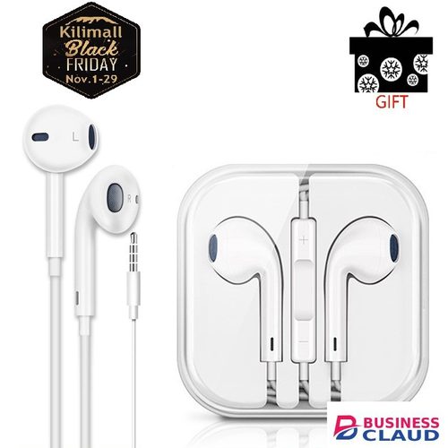 Free Wired earphones 3.5mm Hands Free earphones with Mic For Android & IOS in Cables