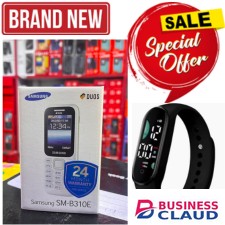 Original SAMSUNG SM-B310E /15 (DUOS), 2" DISPLAY,FM DUAL-SIM) FEATURE PHONE, BUTTON PHONE, ORIGINAL KABAMBE PLUS FREE LD WATCH Feature Free in Cables-led-light-flashlight