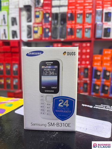 Original SAMSUNG SM-B310E /15 (DUOS), 2" DISPLAY,FM DUAL-SIM) FEATURE PHONE, BUTTON PHONE, ORIGINAL KABAMBE PLUS FREE LD WATCH Feature Free in Cables-led-light-flashlight