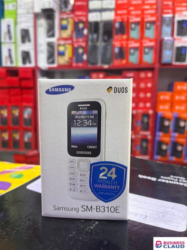 Original SAMSUNG SM-B310E /15 (DUOS), 2" DISPLAY,FM DUAL-SIM) FEATURE PHONE, BUTTON PHONE, ORIGINAL KABAMBE PLUS FREE LD WATCH Feature Free in Cables-led-light-flashlight