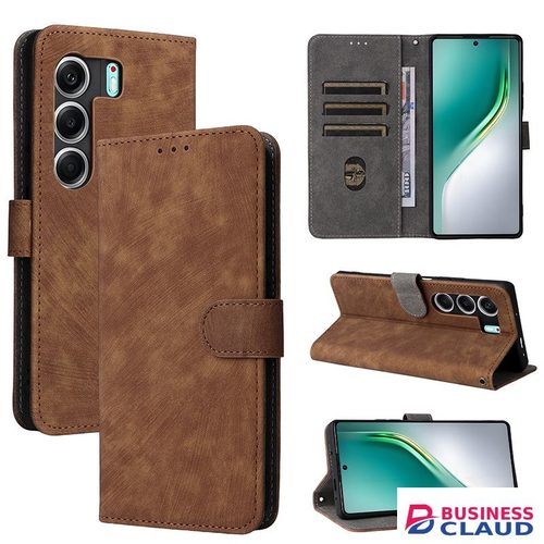 Flip Cover for Tecno Camon 40 Pro 4G / 5G PU Leather Phone Case Full-Body Protection Shockproof [RFID Blocking] Wallet Cover