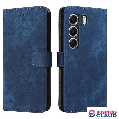 Flip Cover for Tecno Camon 40 Pro 4G / 5G PU Leather Phone Case Full-Body Protection Shockproof [RFID Blocking] Wallet Cover in Built-charging-cable-and-22-5w-fast-charging