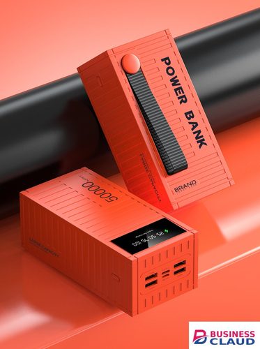 【Besundy】Upgrade Container 50000mAh Super Fast Charging Powerbank Large Capacity 100% Mark Capacity LED Digital Display Power bank TypeC Micro USB For all Phones Tablets in 4-cable