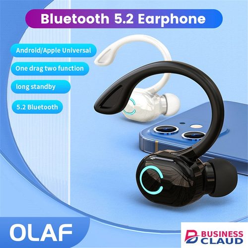 TWS Wireless Earphones Sport In-ear Bluetooth 5.2 Mini Earbuds Ultra-long Standby Hands-free Headset With Mic for Smart Phone