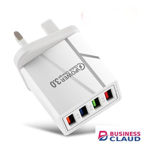 Wall Charger Multiple Usb Port Smartphone Charger Adapter in Cables-led-light-flashlight