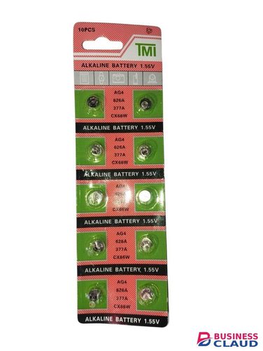 Watch Alkaline Battery 1.55V 10Pcs- AG4 R626 377 CX66W
