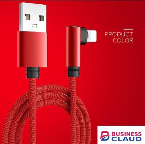 Elbow data cable fast charging is super suitable for mobile phone Type-C Android and Apple interfaces in Cables-led-light-flashlight