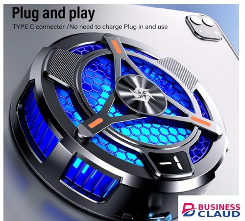 Tablet Cooler for Pad Phone, Cooling Chip Magnetic Phone Cooler, Fast Cooling Fan for Cellphone Tablet, Fast Heat Dissipation with Cooling Technology for Mobile Gaming.