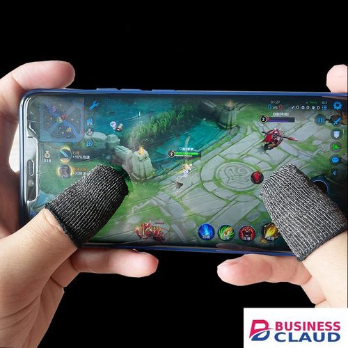 Sensitive PUBG Gaming Finger Sleeve Game Controller Gloves Breathable Anti-Sweat Mobile Touch Screen Fingertips Finger Cover in Built-charging-cable-and-22-5w-fast-charging