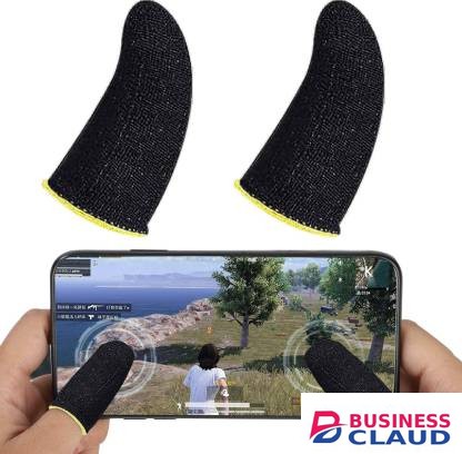 Sensitive PUBG Gaming Finger Sleeve Game Controller Gloves Breathable Anti-Sweat Mobile Touch Screen Fingertips Finger Cover in Built-charging-cable-and-22-5w-fast-charging