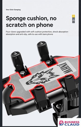 Durable 【Secure Grip + 360° Rotatable】Durable Universal Bike Motorcycle E-Scooter Phone Holder, Firm Anti-Slip Handlebar Mount for 4.7-7.2 Inch Phones in Built-charging-cable-and-22-5w-fast-charging