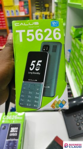 CALUS T5626 TRIPLE SIM CARD KABAMBE PHONE 2500mAh Battery capacity BIG BATTERY 2.8" BIG SCREEN DISPLAY 32MB+ 32MB MEMORY WITH WIRELESS FM , DUAL TORCH LIGHTCAMERA AND FUN GAMES KABAMBE/ FEATURED PHONE