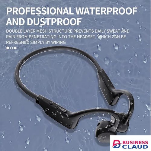 Bone Conduction Headphones Bluetooth Earphones Waterproof Earphones Sports Earphones Ear Hook Wireless Headset Bass Hifi Stereo With LED Display Support Memory Card in Cables