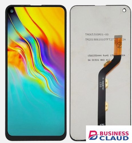 Infinix Hot 9 (X655) Complete LCD Screen + Touch Digitizer Display Replacement Assembly in Built-charging-cable-and-22-5w-fast-charging