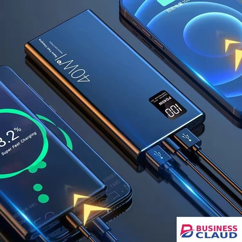 Bensoo 20000mAh High Capacity Power Bank - 40W Super Fast Charging Portable Charger with Dual USB Output & PD 18W Input (Type-C/Micro USB) Powerbank for iPhone Samsung Huawei Tecno Tablet Smartphone