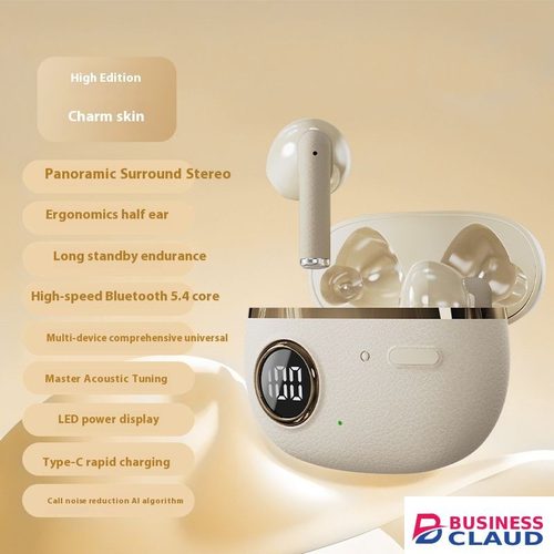 Wireless Bluetooth Earphones Long Battery Life Sports Bluetooth Earpods In-ear Stereo Waterproof Noise Cancelling Earbuds LED Display Compatible With Smartphones Computers And Laptops in Ear-stereo-waterproof-noi