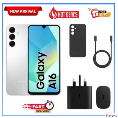 New LIMITED DEALS!! ABRAND NEW Samsung Galaxy A16 128GB+4GB 6.7" Super AMOLED D 50MP Triple Camera Android 14 Mediatek Helio G99 5000mAh 25W Type-C Charge Smart Phones samsung A16 A16 samsung+FREE GIFTS Deals in Built-charging-cable-and-22-5w-fast-charging