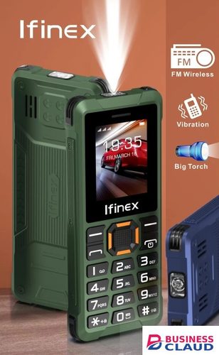 Ifinex T400 TRIPLE SIM CARD FEATURE PHONE WITH Bluetooth /Wireless FM/SD Slot kabambe/katululu/mulika mwizi/button feature phone +Free gift (EARPHONES) just for you Feature in Cables-black