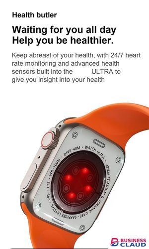 I8 Ultra Series 8 Smart Watch TWO Strap TWS Bluetooth Headset Men Women Heart Rate Monitor Fitness Sport Smartwatches Rate in Cables-black