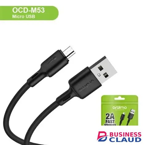 Oraimo USB TO NORMAL Fast Charging Cable – {USB -NORMAL}Durable, High-Speed Charger for Android, Tablets, Power Banks, and More with Tangle-Free Design, Reinforced Connectors NORMAL CHARGER