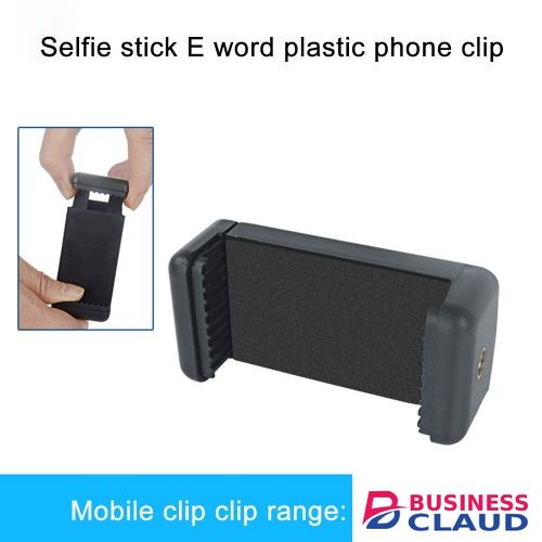 Phone Clip Clamp Bracket Holder Stand Support Retractable Mount Universal Black