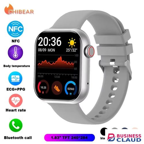 Smart Watch For Men Women Sport Mode Music Control Calorie Distance Fitness NFC ECG+PPG Sports Fitness SmartWatch Men Temperature Monitoring Heart Rate Bluetooth Call Sports Smart Watch Men Women