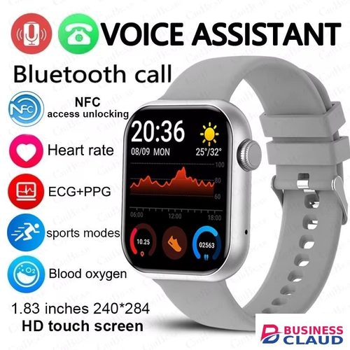 Smart Watch For Men Women Sport Mode Music Control Calorie Distance Fitness NFC ECG+PPG Sports Fitness SmartWatch Men Temperature Monitoring Heart Rate Bluetooth Call Sports Smart Watch Men Women in 4-cable