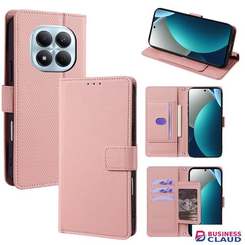 Flip Cover for Xiaomi Redmi Note 15 Pro 4G PU Leather Phone Case Durable Wallet Magnetic Flip Leather Cover