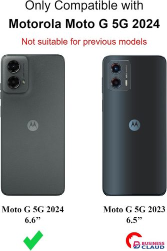 Case for Motorola Moto G 5G 2024 Case, TPU Silicone Phone Case with Camera Protection Soft Interior Slim Fit Flexible Back Cover for Moto G 5G 2024 - Black in 4-cable