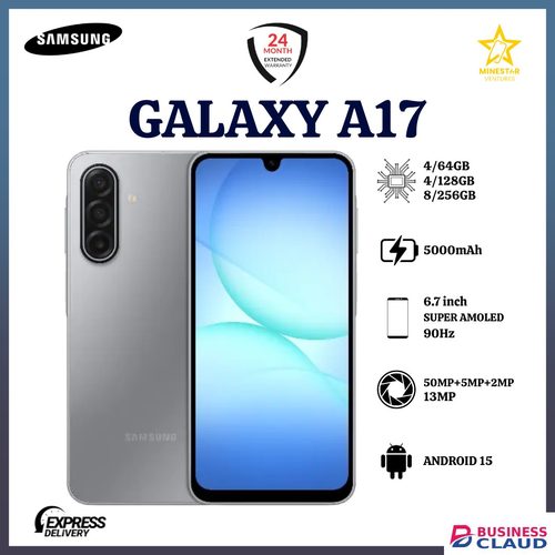 FLASHSALE DEALS!! Samsung Galaxy A17 256GB+8GB 6.7" Super AMOLED Display 50MP Triple Camera Android 15 5000mAh 25W Type-C Charge AI Smart Phones phone+ ALL THE DISPLAYED GIFTS