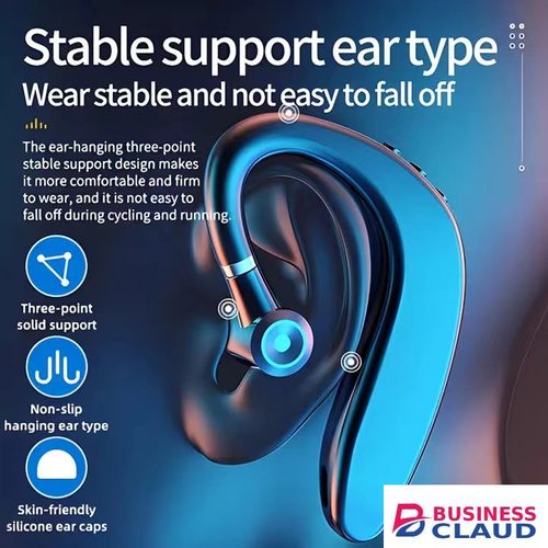 One factory New wireless Bluetooth business earphone single ear hanging ultra long standby driving Bluetooth Earphones for iOS Android phones