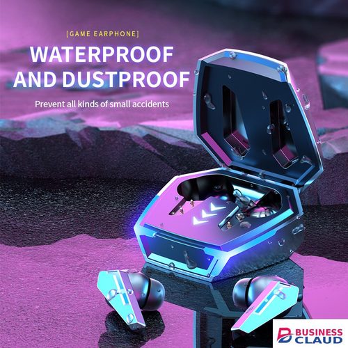 M10 TWS Earphones Wireless Bluetooth Earphones Stereo sound for gaming. Atmosphere light feature. Noise cancelling technology.IP68 waterproof and dust-proof.Works with iOS, Android, and PC.