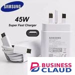 Samsung 45W Pd Charger Adapter With USB Type C To Type C Cable
