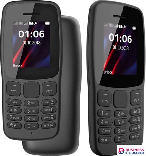 Nokia 106 4G Dual SIM Button Feature Phone Long-Lasting Battery Durable Design 4G Connectivity MP3 Player, FM Radio and LED Flashlight Affordable Basic Phone 106 Nokia106 upgrade from Nokia105