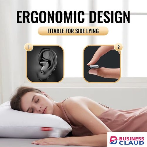 Wireless Sleep Invisible Earbuds Bluetooth 5.4 Mini In-ear Noise Reduction Earpods Gaming Sport Waterproof Bluetooth Earphone HiFi Stereo Sound Music TWS Headphones with Mic