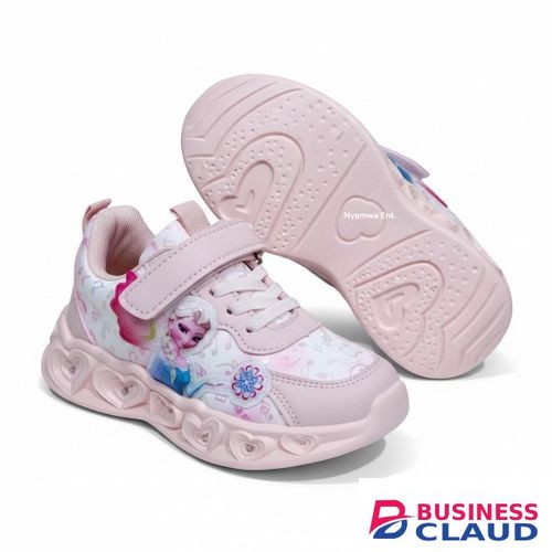 Top Kid Girls LED Shoes Light Up Trainers Elsa Shoes Girls Children Glitter Shoes Flashing Low Top Sneakers Flashing Shoes Girls-Assorted in 1-ladies-beauty-stud-earring-set-zz